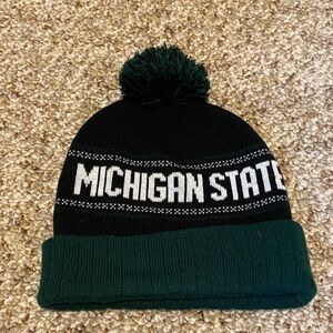 Captivating Headwear Dark Green Knit Pom Beanie